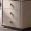 Bureau double caisson en pierre frittée avec tiroirs-776854640