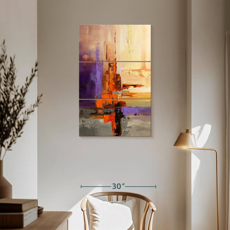 Avery Orange Theory, 57" H x 36" W