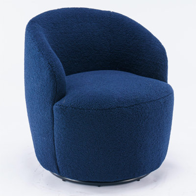 Jalin Upholstered Swivel Barrel Chair