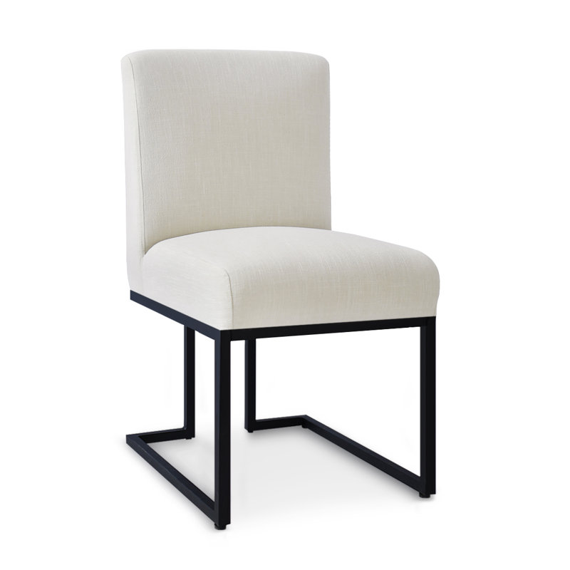 Ensemble de salle à manger extensible de 47 à 83 po avec chaises rembourrées pour 4 à 8 personnes, Cream