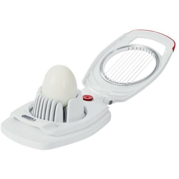 Spam Slicer,Multipurpose Luncheon Meat Slicer,Stainless Steel Wire Egg Slicer,Cuts 10 Slices for Fruit ,Onions,Soft Food and Ham, Size: 22, White
