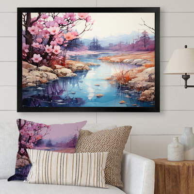 Impression sur toile «Al tranquillité» - campagne
