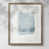 Papier avec cadre noyer