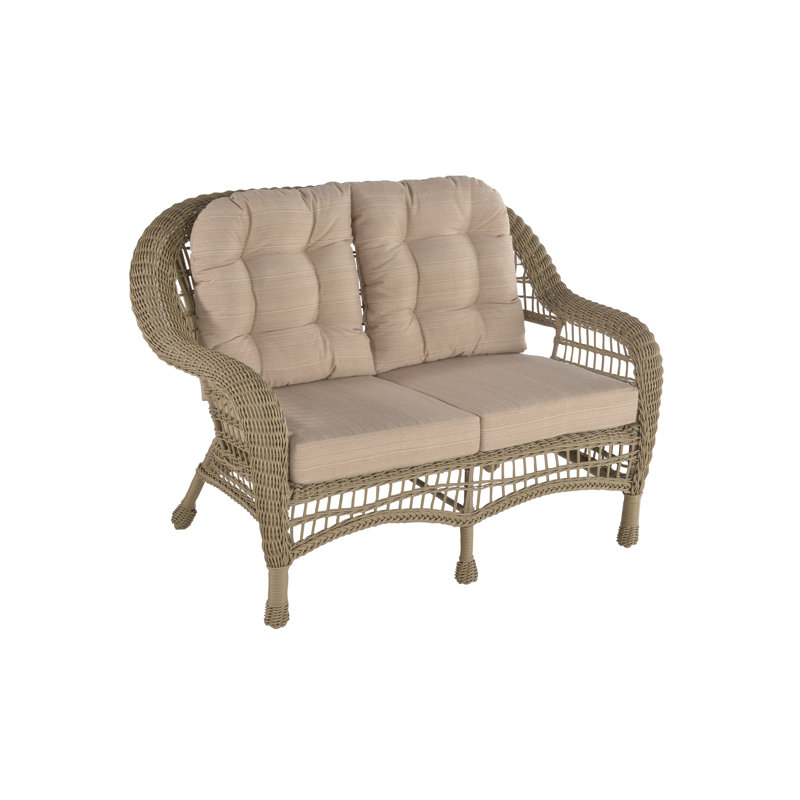Causeuse de jardin extérieur avec coussins Denita