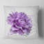 Coussin à imprimé floral aquarelle mauve-30746004-30746000