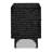 Chennai Handcrafted Solid Wood Nightstand in Black