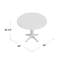 Extendable Round Solid Wood Dining Table-189837847