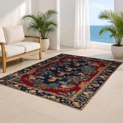 Tapis d'intérieur et d'extérieur brun français