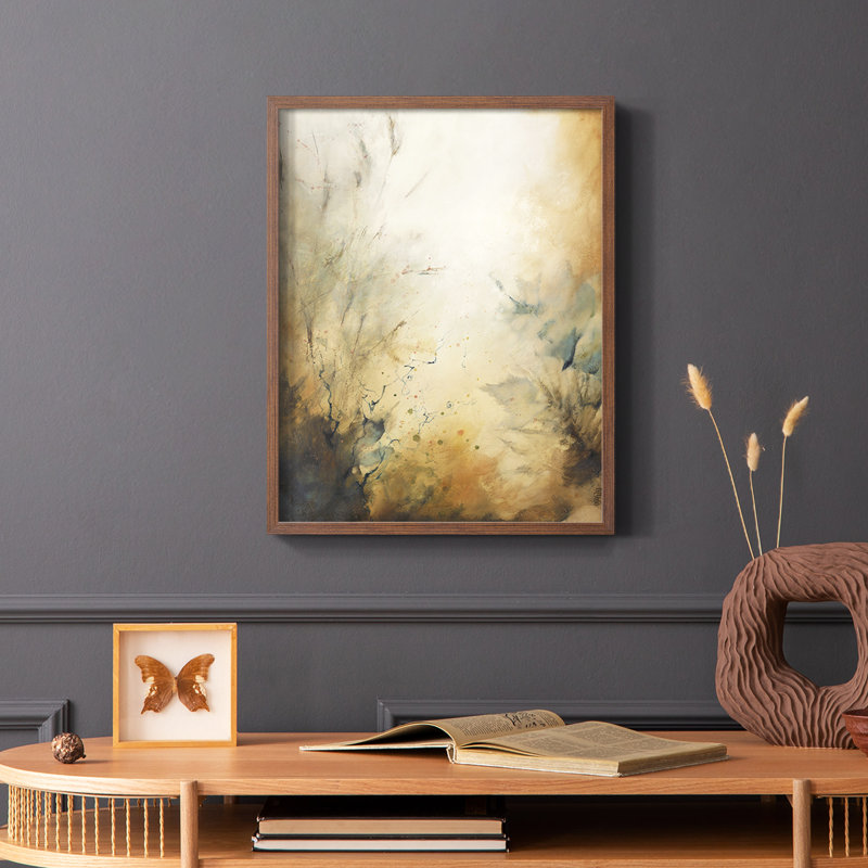 «Desert Song I», reproduction encadrée - bois massif, Brun, H 10 po x l 8 po