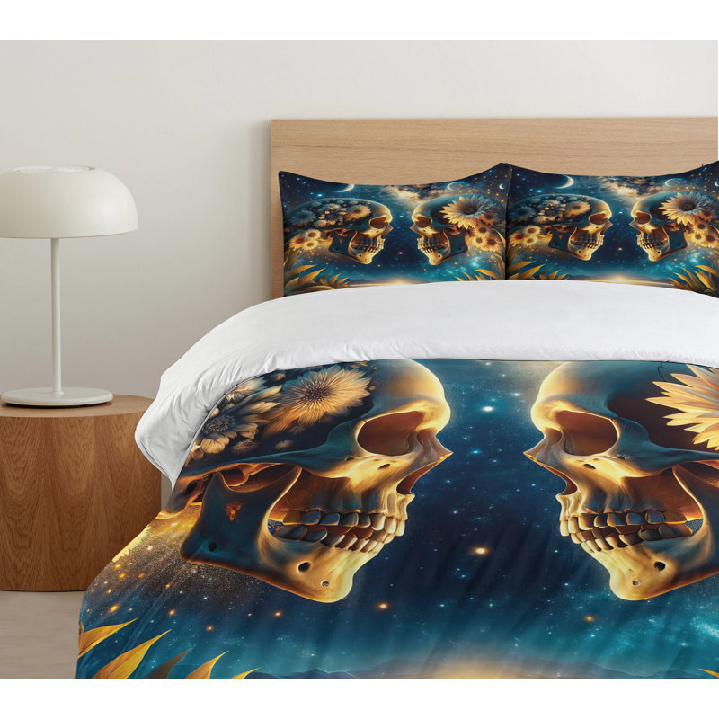 Trippy Duvet Cover, California King Duvet Cover + 2 Standard Shams