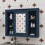 Pharmacie 35 po x 27,5 po, rangement mural pour salle de bain avec miroir, unité contemporaine avec 6 tablettes ouvertes, armoire murale fonctionnelle-741132147
