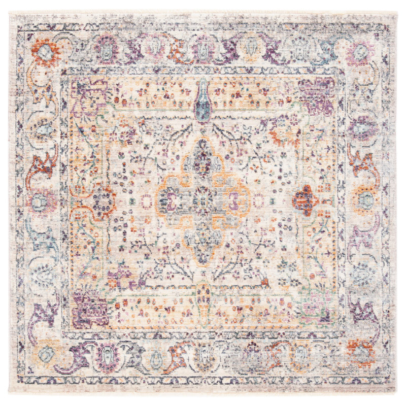 Tapis oriental performance Soren, Carré 4 pi