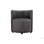 Chaise rembourrée avec dossier Chaise d'appoint pour salon Canapé simple pour cuisine Salle à manger Chambre à coucher Salle de lecture