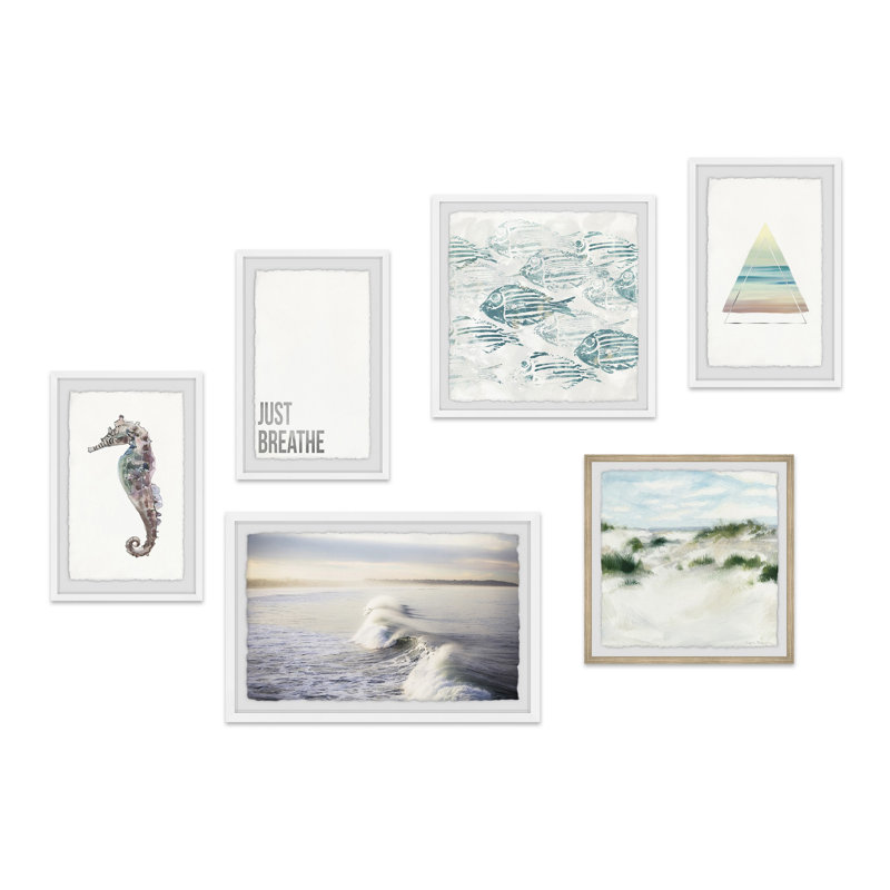 Dune de sable Ajibola Horizons Hexaptych