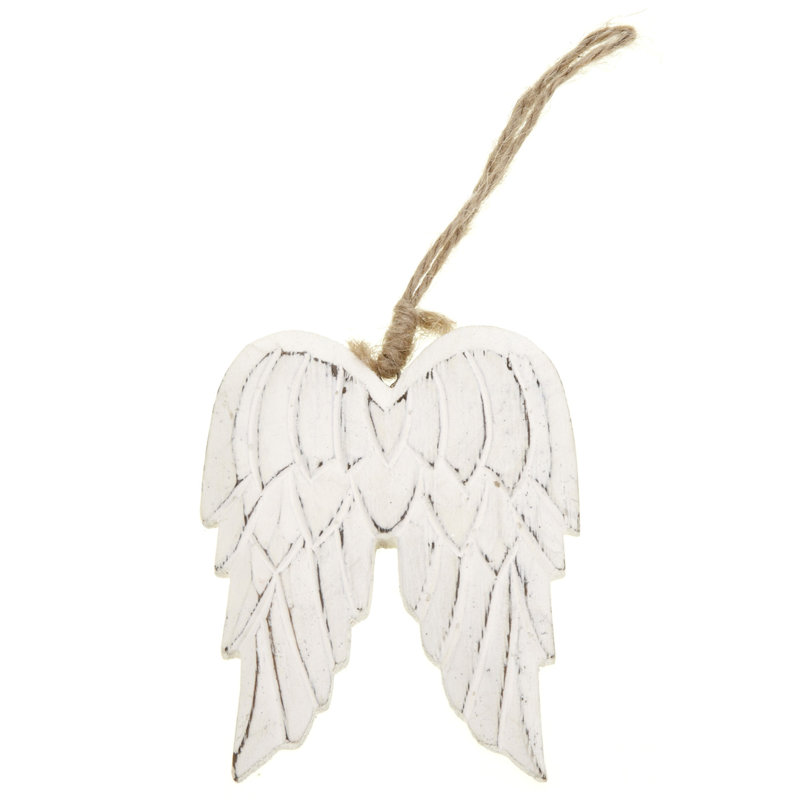 9cm Wood Holiday Shaped Ornament