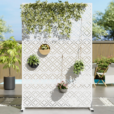 6 ft. H x 4 ft. W Metal Privacy Screen