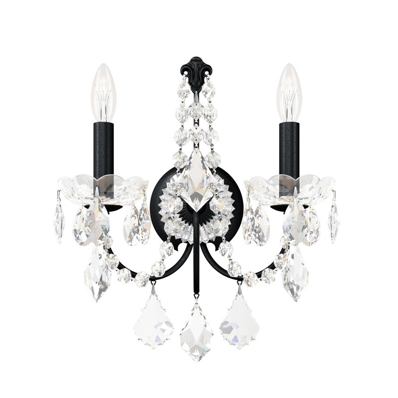 Century 2 - Light Candle Wall Light, Black