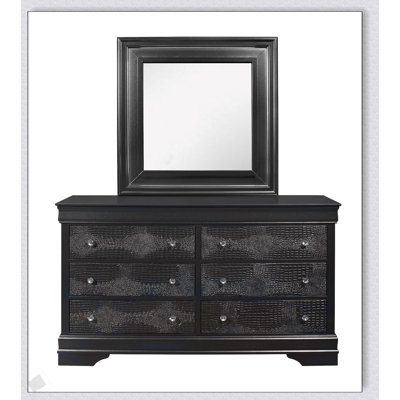 Élégante commode gris métallique crocodile Shaker avec tiroirs spacieux et quincaillerie en cristal pour les intérieurs modernes