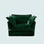 Fauteuil à housse avec 1 grand coussin de dossier et 2 grands coussins décoratifs, 1 siège profond et 1 canapé confortable-114275710