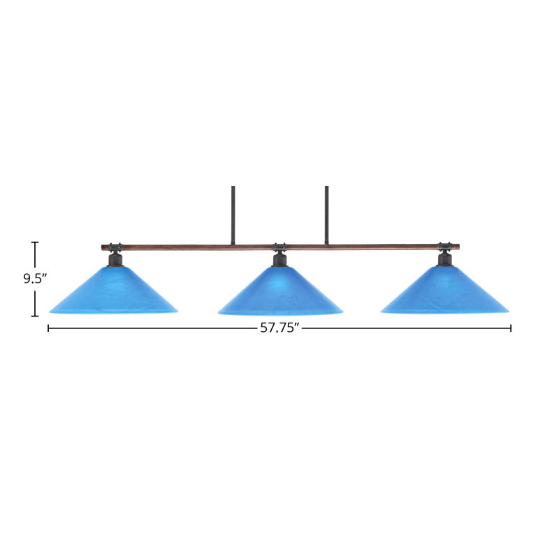 Luminaire suspendu 3 lumières Kaolan