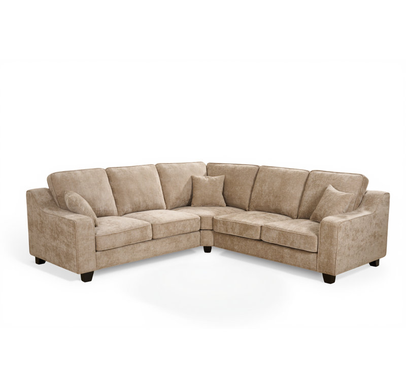 4 Seater Corner Sofa, Beige