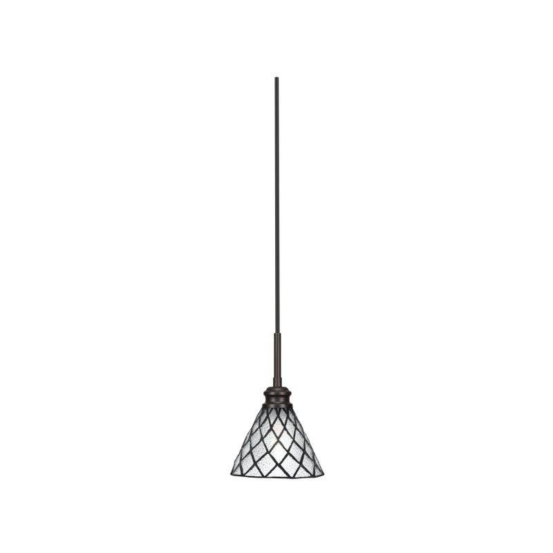 Mini-luminaire suspendu avec cordon Edge, Espresso
