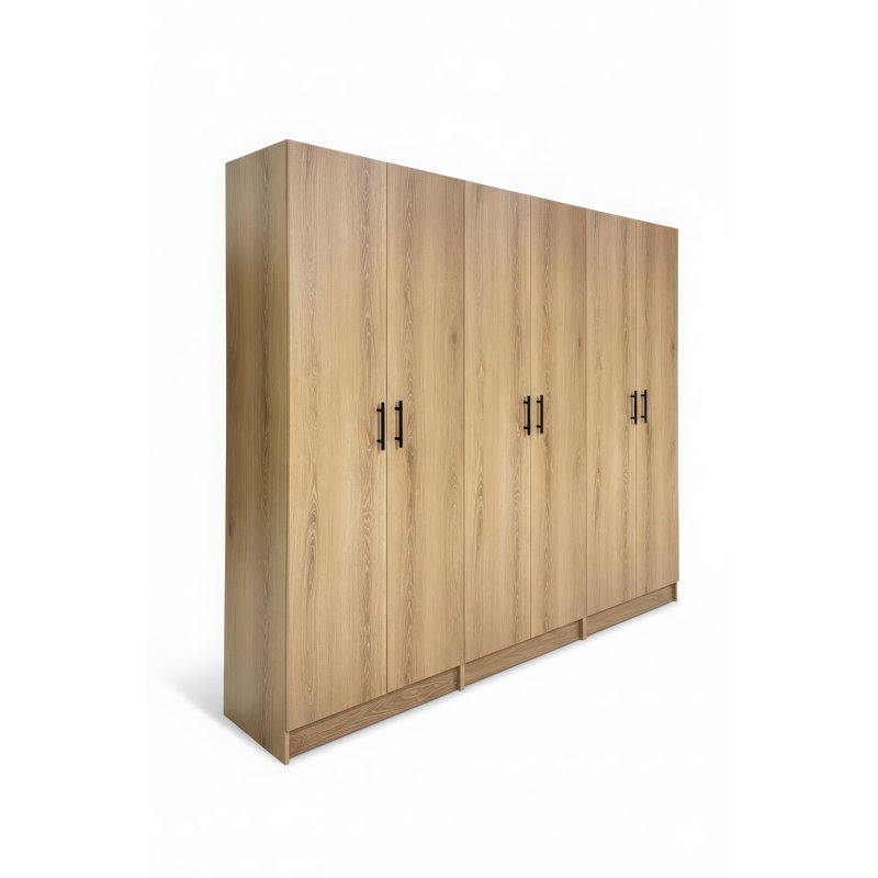 Modex Oak Multi-Purpose Utility Storage Cabinet (3-Piece Set), Oak