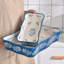 Plat de cuisson en céramique ondulé Wisenvoy, bleu-98555029