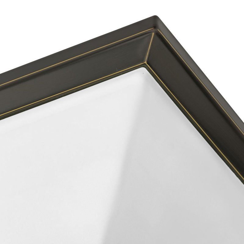 Plafonnier encastré pour cuve simple 2 lumières Jadyn, H 7,12 po x l 15 po x P 15 po