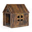 Niche pour chien en bois-1374085652
