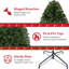 Arbre de Noël artificiel illuminé 6 pi avec support et lumières multicolores-811613605