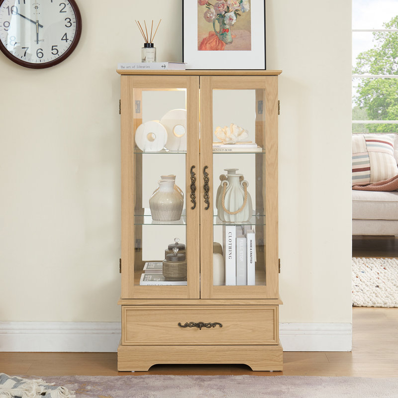 Armoire de salle à manger Dynelle, Chêne