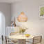 Calpella - Luminaire suspendu en rotin naturel et blanc-672714246