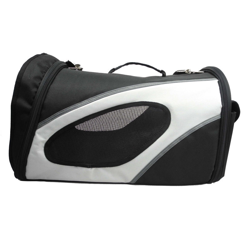 Sac de transport pour animaux pliable Phenom-Air Pet Life, Noir