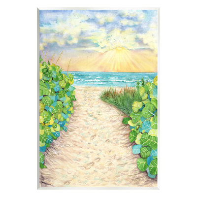 "Lush Beach Botanicals", art mural par Christine Reichow