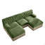 Canapé Chesterfield en U-1611275056-1611275052