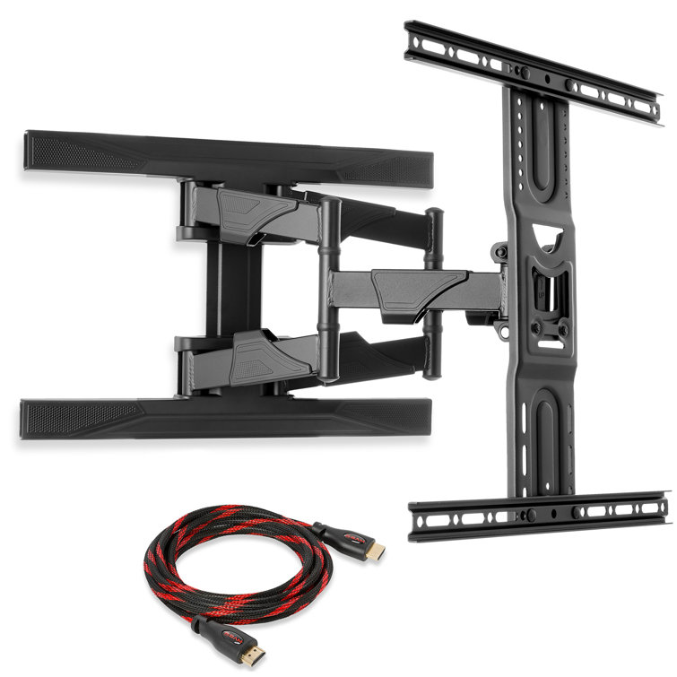 Mount Factory Full Motion TV Wall Mount for Flat Screen TVs 42-70", Holds up to 100 Lbs.
