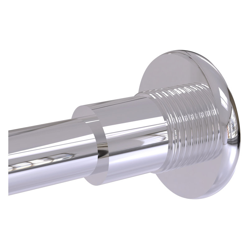 Supports de rideau de douche Goble, Chrome poli