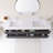 72" Wall-Mounted  Bathroom Vanity With White Solid Surface Basin-953698305