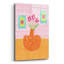  «Fleurs dans un vase orange» par Club Daydream, art mural en verre acrylique, 12 po x 16 po