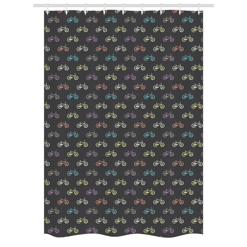 Stoltenberg Shower Curtain with Hooks Included, 78" H x 54" W