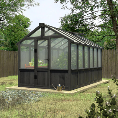 Outdoor Wooden Polycarbonate Greenhouse 6x10Ft
