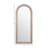 Galento Solid Wood Flat Wall Mirror