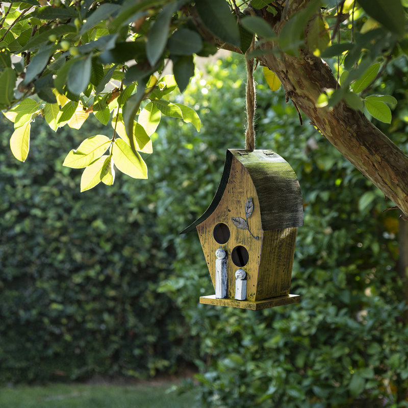 Hanging Birdhouse, Yellow