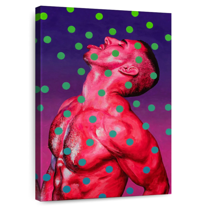 Leisha Ultraviolet Guy, 48" H x 32" W