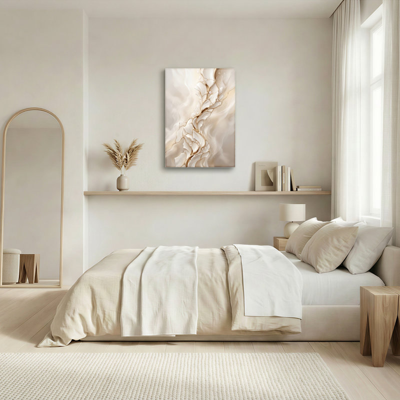 Marble Wave, reproduction d'art sur toile, ensemble de 1, 18"H x 12"W, Wrapped Canvas