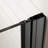 Pivot Swing Single Glass Panel Shower Door 34 In.W X 72 In.H,Adjustable 33.5-35 Inch Frameless Shower Door With 1/4 Inch Clear Tempered Glass-111493769