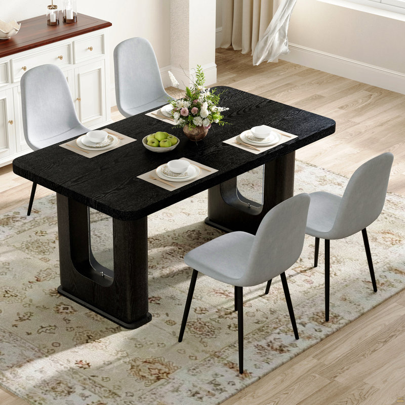 Ensemble de table et chaises, 5 pièces: table, 4 chaises