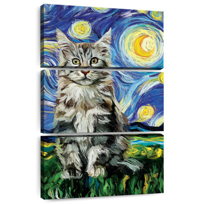 Maine Coon Kitten Starry Night