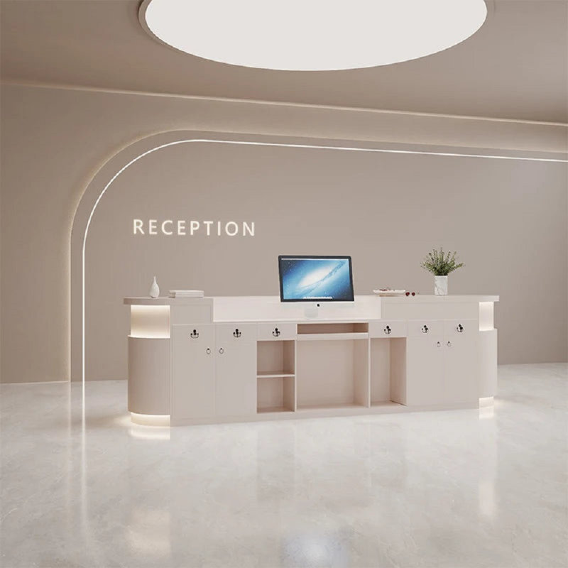 Chrishanda L-Shaped Executive Desk, 60cm H x 260cm W x 100cm D